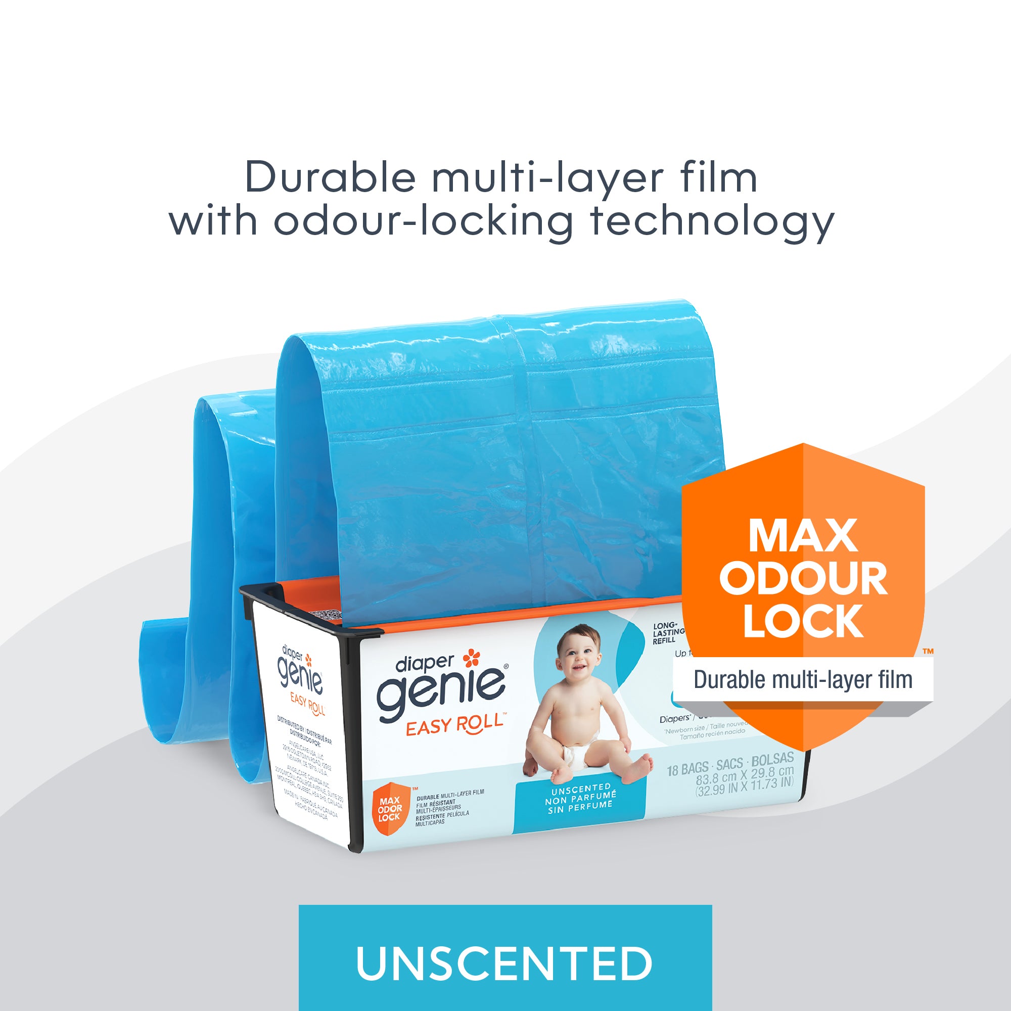 Diaper Genie Easy Roll Pail Refill - Image 16