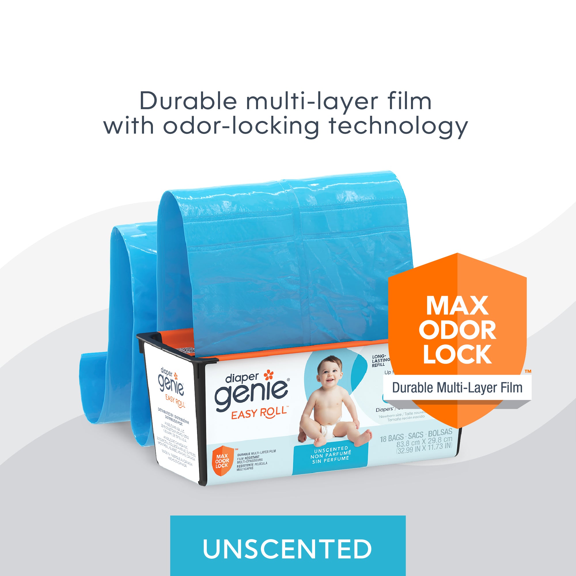 Diaper Genie Easy Roll Pail Refill - Image 3