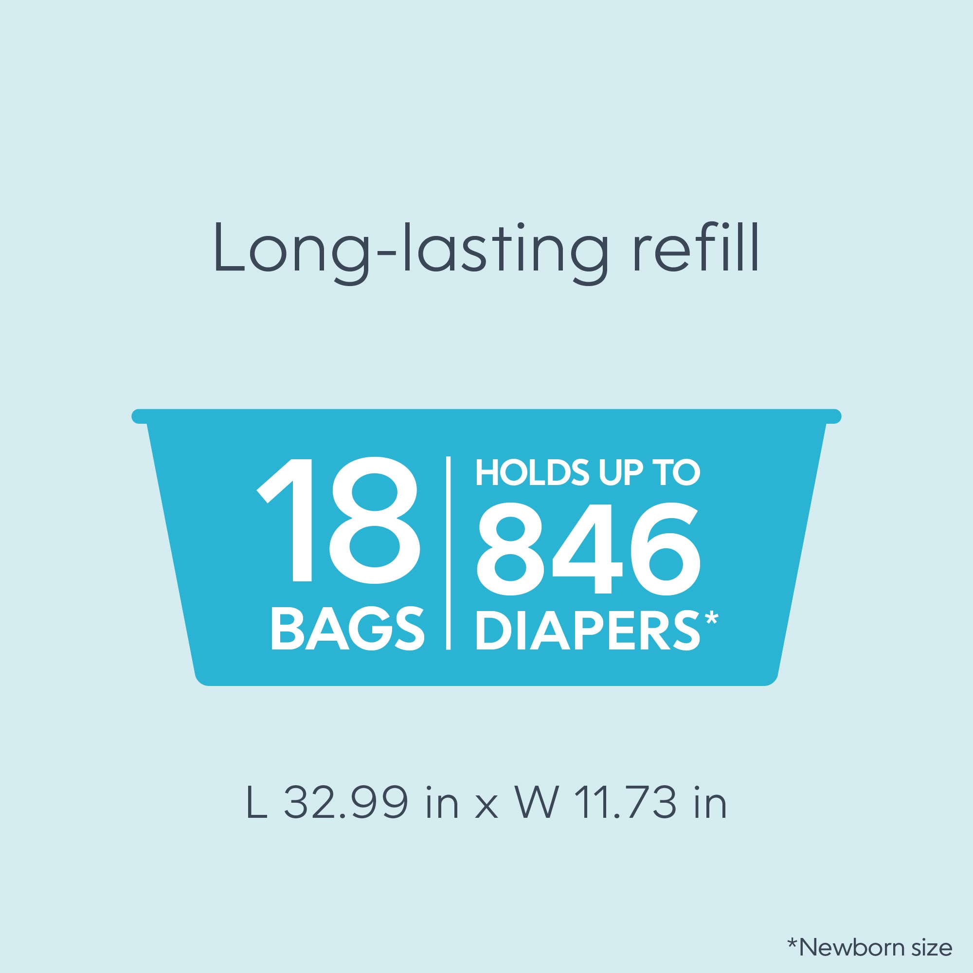 Diaper Genie Easy Roll Pail Refill - Image 4