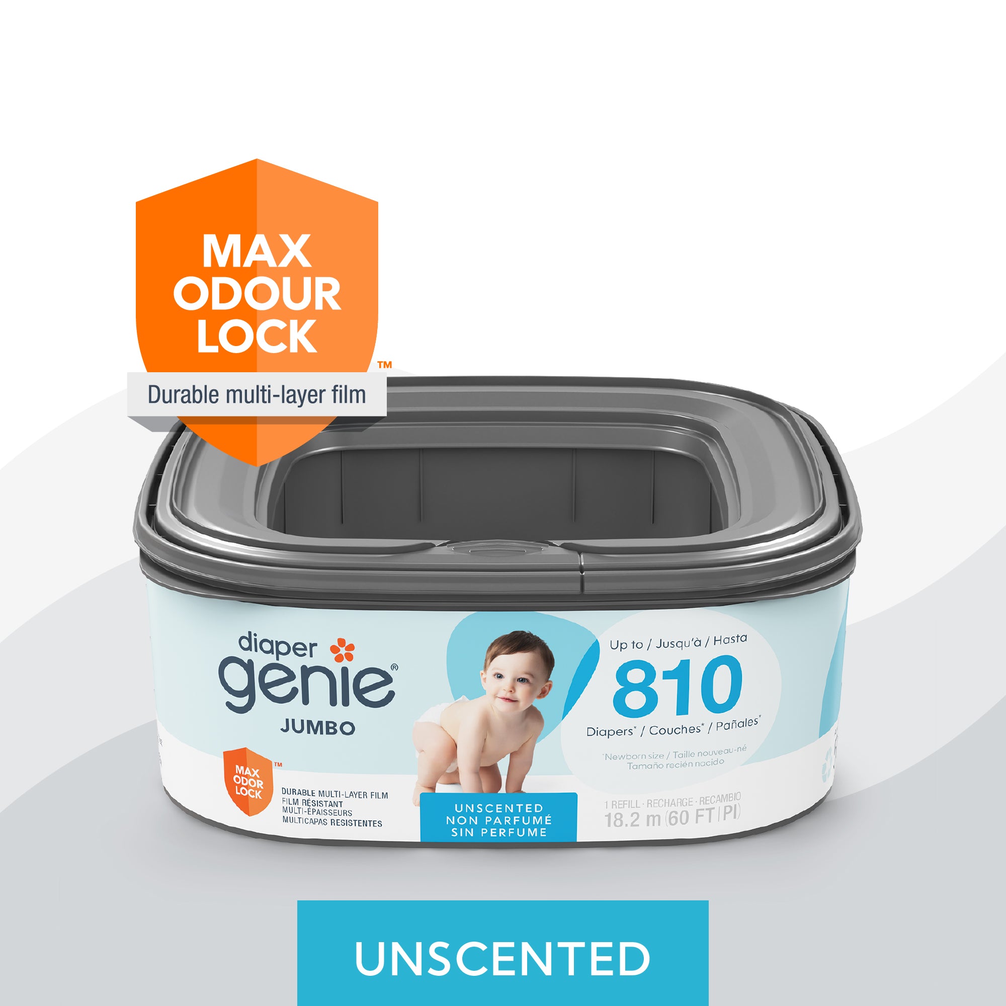 Diaper Genie Jumbo Square Pail Refill - Image 16