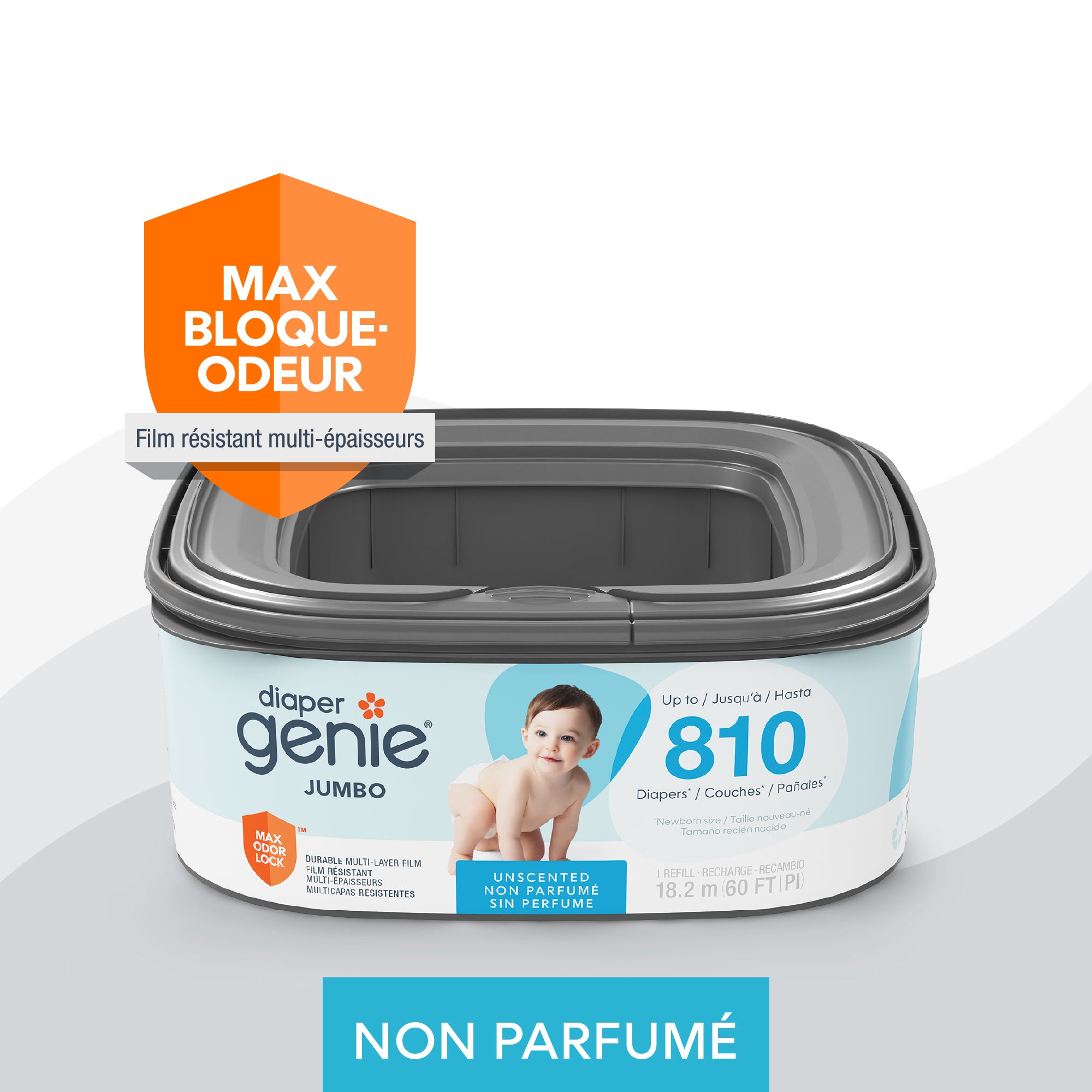 Diaper Genie Jumbo Square Pail Refill - Image 29