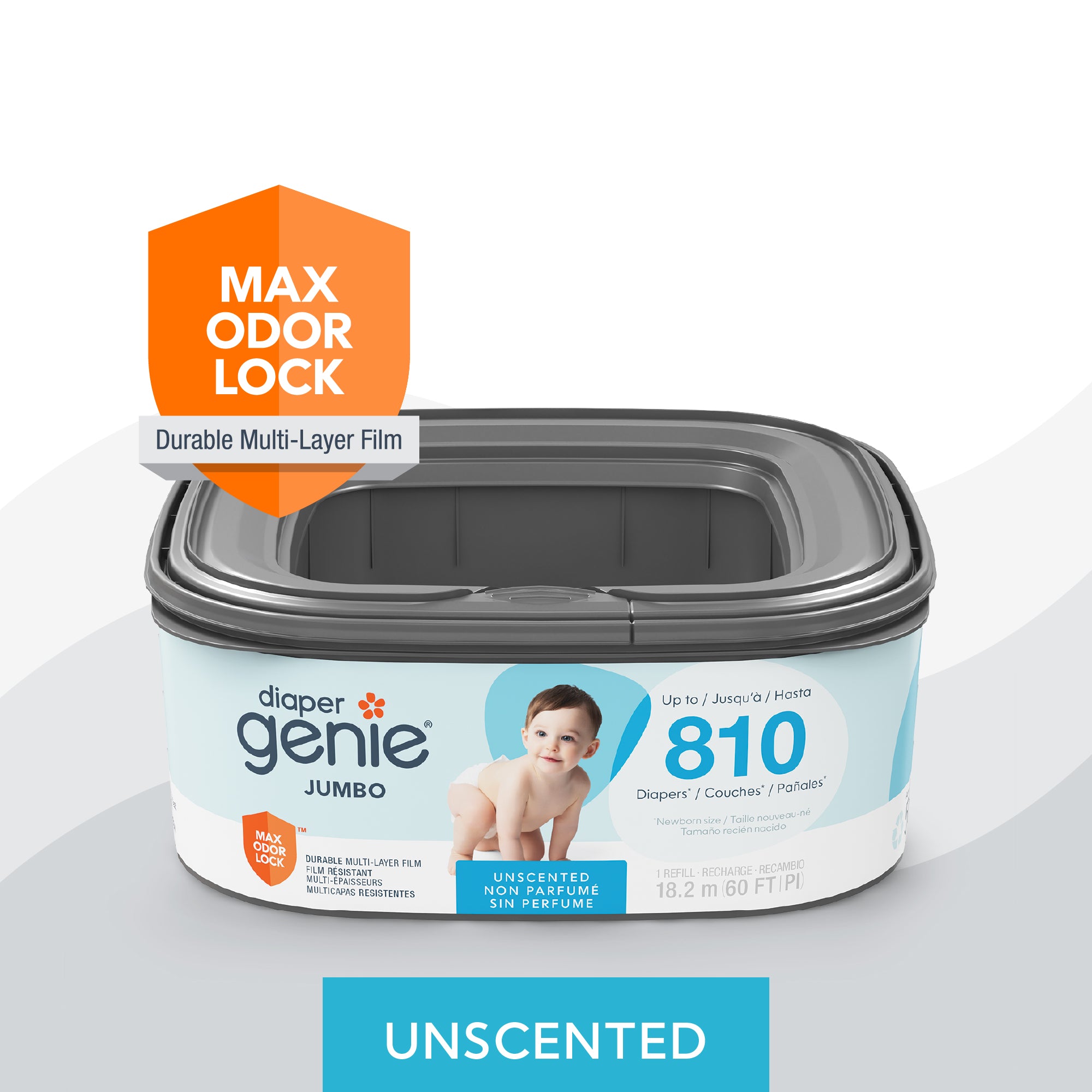 Diaper Genie Jumbo Square Pail Refill - Image 3