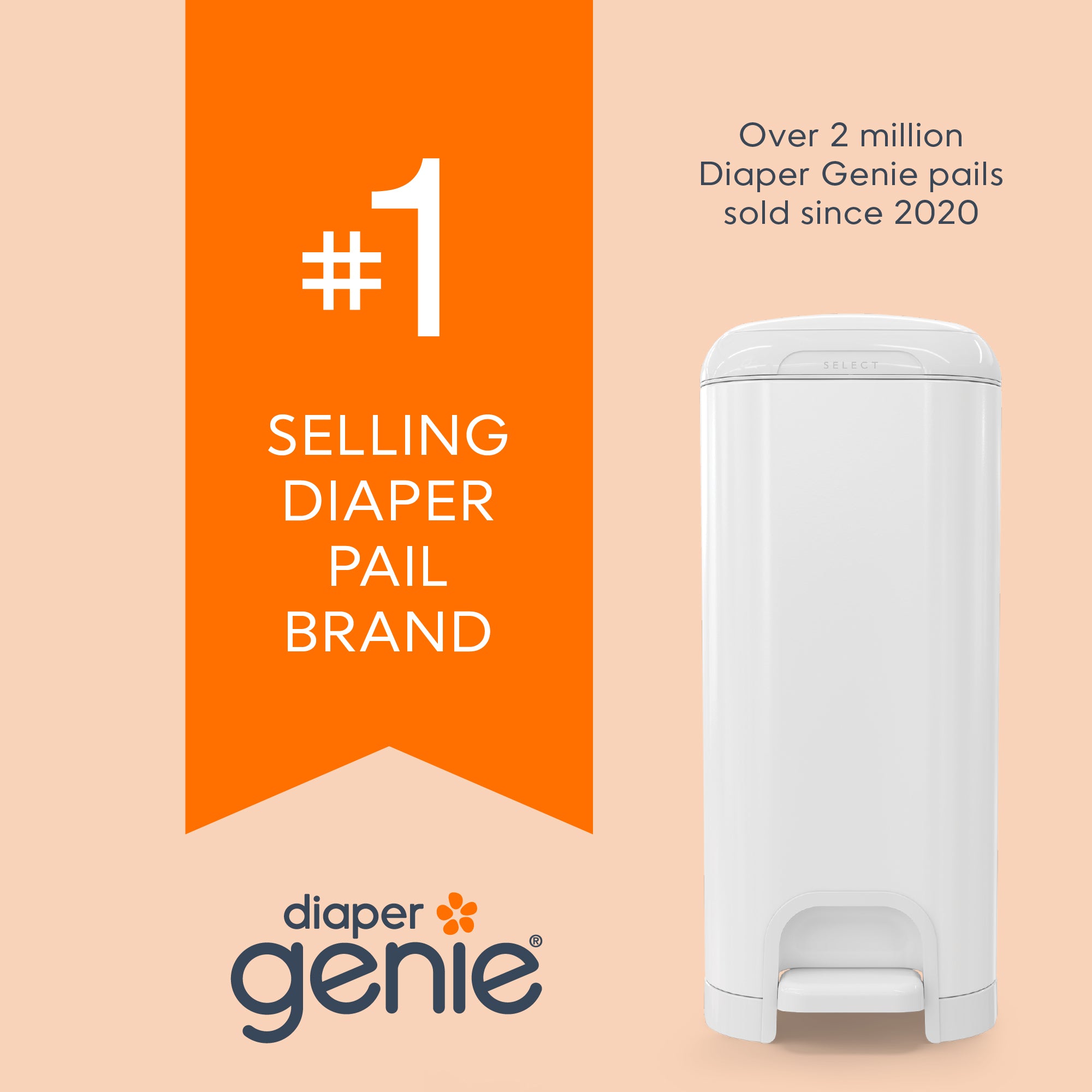 Diaper Genie Jumbo Square Pail Refill - Image 9
