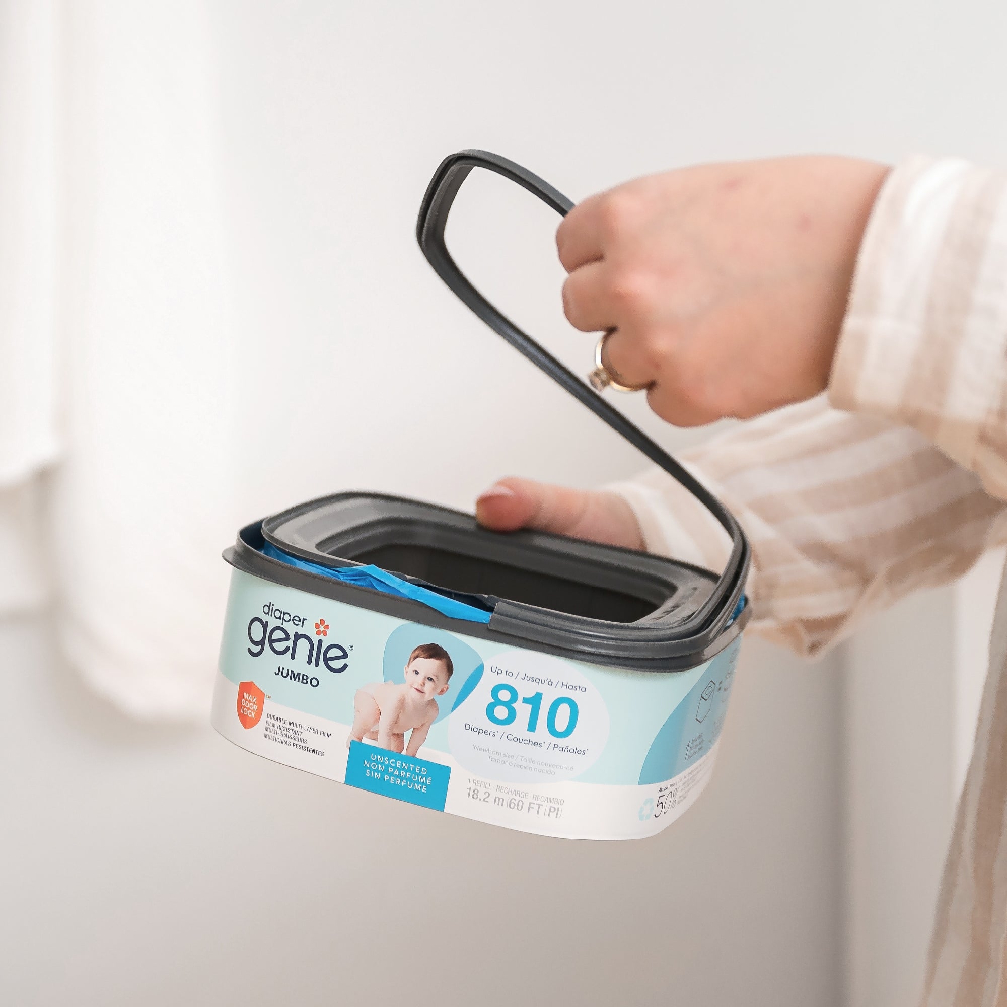 Diaper Genie Jumbo Square Pail Refill - Image 11