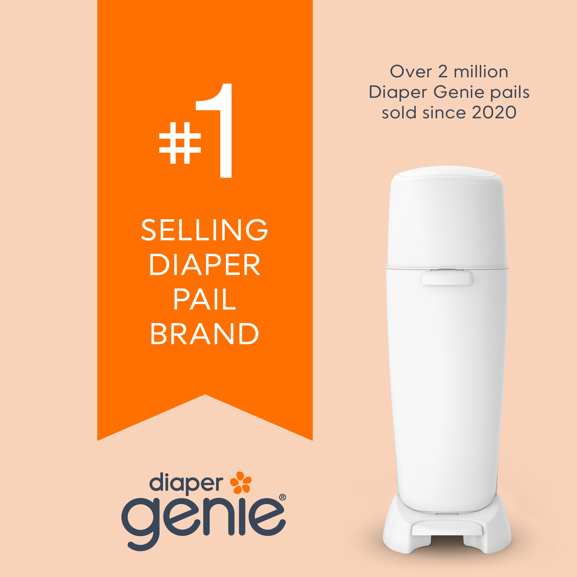 Diaper Genie Clean Laundry Scent Pail Round Refill - Image 12